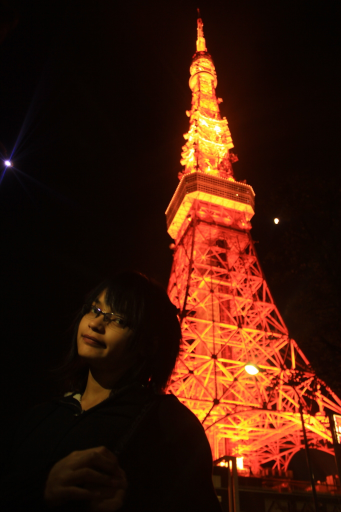 selfie ama Tokyo Tower