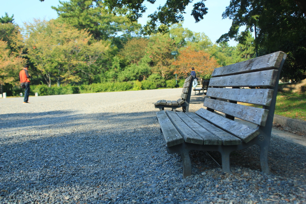 Taman di Kyoto Imperial Park (Yap, potonya ini doank :D)
