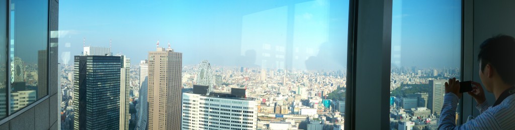 Panorama Kota Tokyo dari TMG Building