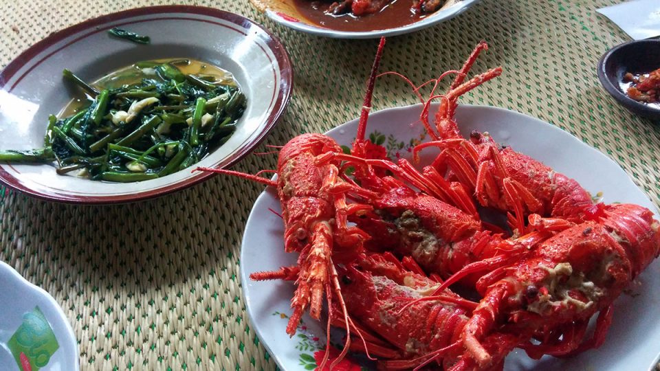 maskan lobster di kampung lobster