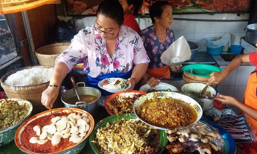 nasi campur men weti